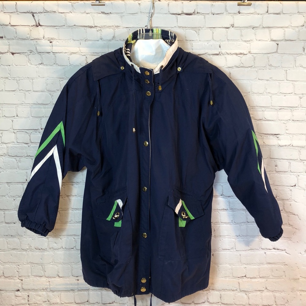 CBO New York Navy Blue Jacket Detachable Hood 3X